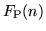 $F_{\rm P}(n)$