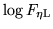 $\log F_{\rm \eta L}$
