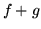 $f+g$