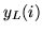 $y_{L}(i)$