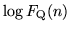 $\log F_{\rm Q}(n)$