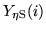 $Y_{\rm\eta S}(i)$