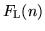 $F_{\rm L}(n)$