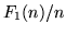 $F_1(n)/n$