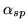 $\alpha_{sp}$