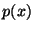 $p(x)$