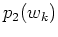 $p_2(w_k)$
