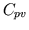$ C_{pv}$