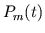 $ P_m(t)$