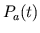 $ P_a(t)$