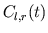$ C_{l,r}(t)$