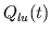 $ Q_{lu}(t)$