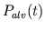 $ P_{alv}(t)$