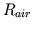 $ R_{air}$