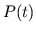 $ P(t)$